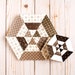 Spider Web Hexagon Foundation Paper Piecing Quilt Block, Hexi, Multiple ...