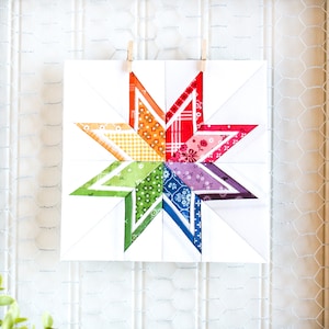 Outline Star Foundation Paper Piecing Pattern, FPP, PDF Download ...