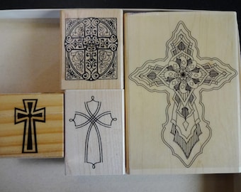 Cross Wooden Rubber Stamps | Stamps For Card Making Scrapbooking Handmade | Decorative Journaling