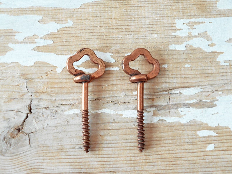 Antique Copper Casket Thumb Screws / Gothic Steampunk Jewelry Etsy