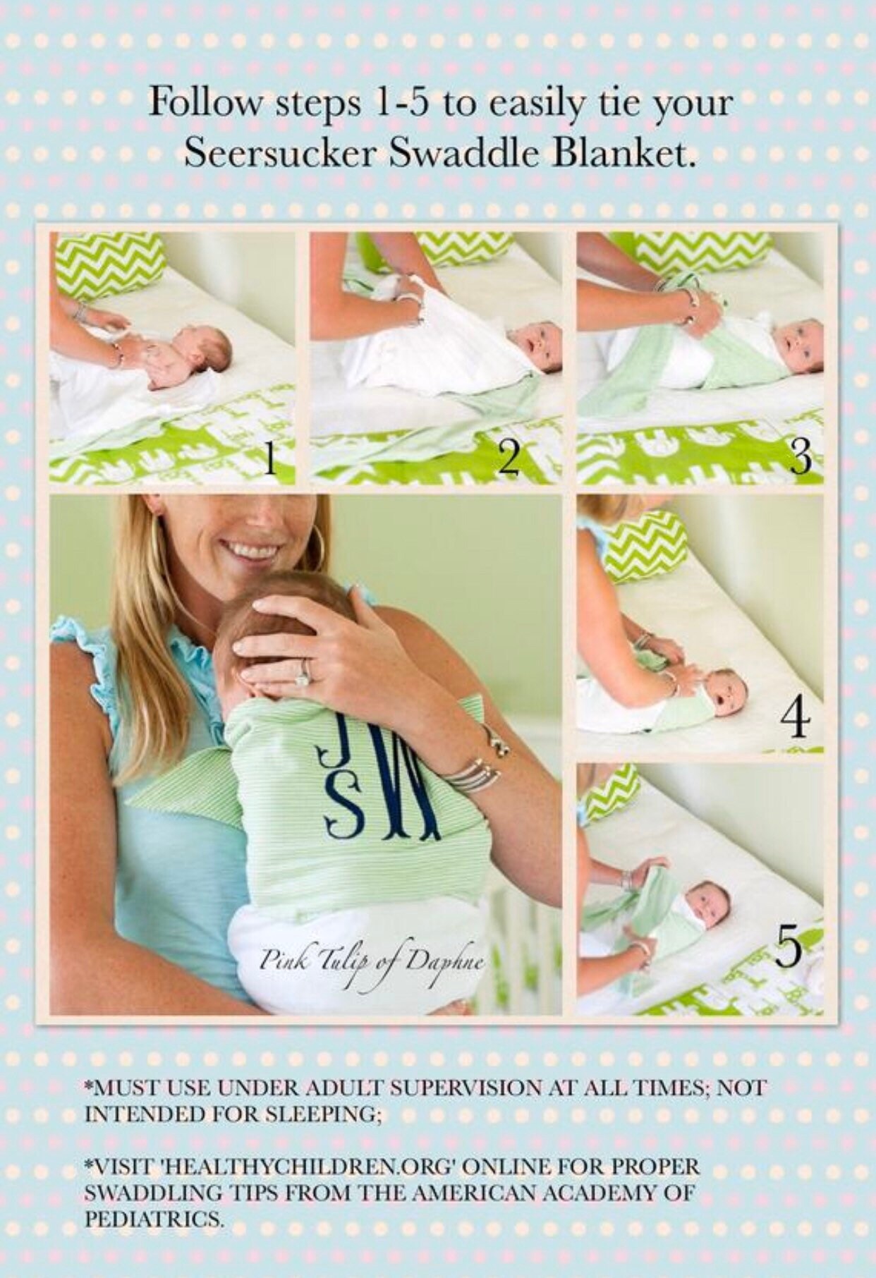 Baby swaddle blanket, Blue swaddle blanket, bow sash blanket, swaddle