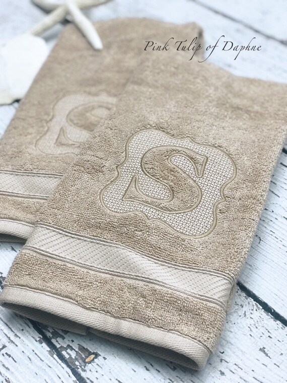 Monogrammed towels etsy hotsell