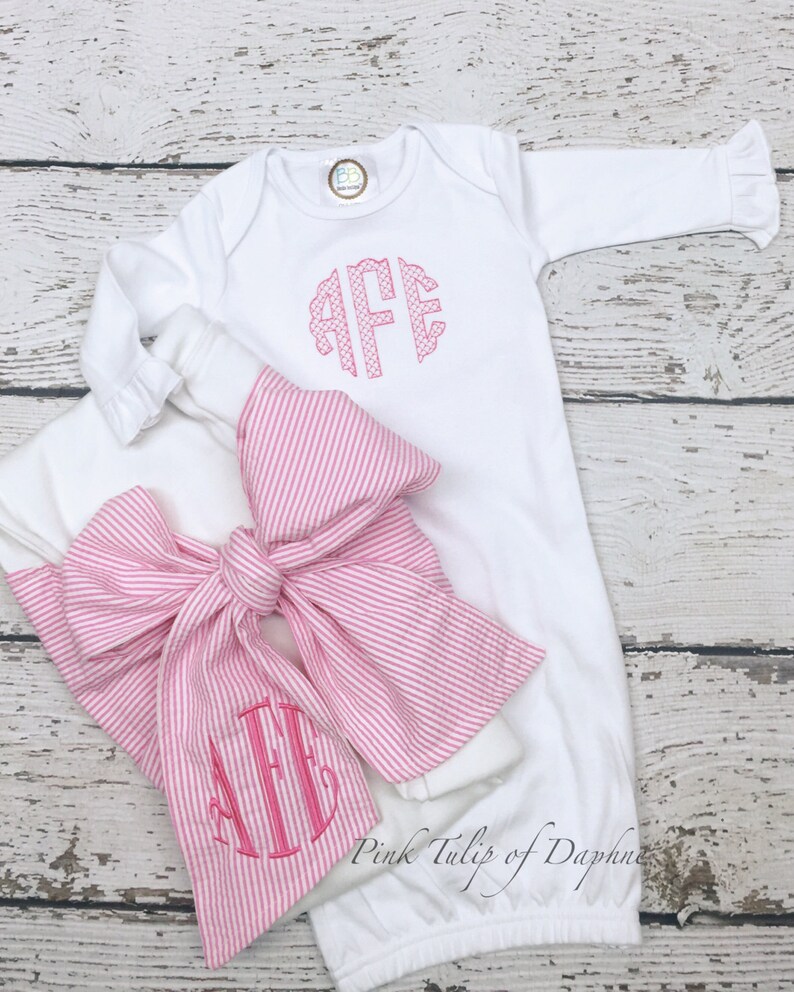 baby girl swaddle blanket with bow