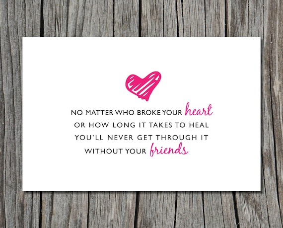 Items similar to Sex and the City Friends Quote Printable Greeting Card