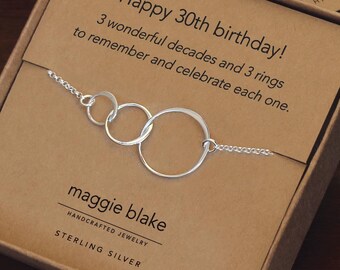 30th birthday gift for women - Bracelet