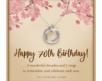 70th birthday gifts for women