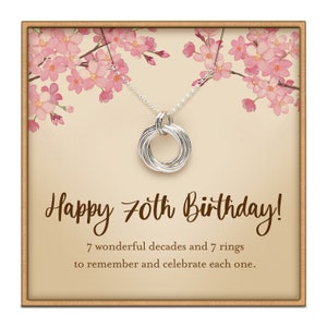 70th birthday gifts for women