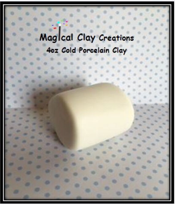 Items similar to Cold Porcelain Clay 4 oz. White on Etsy