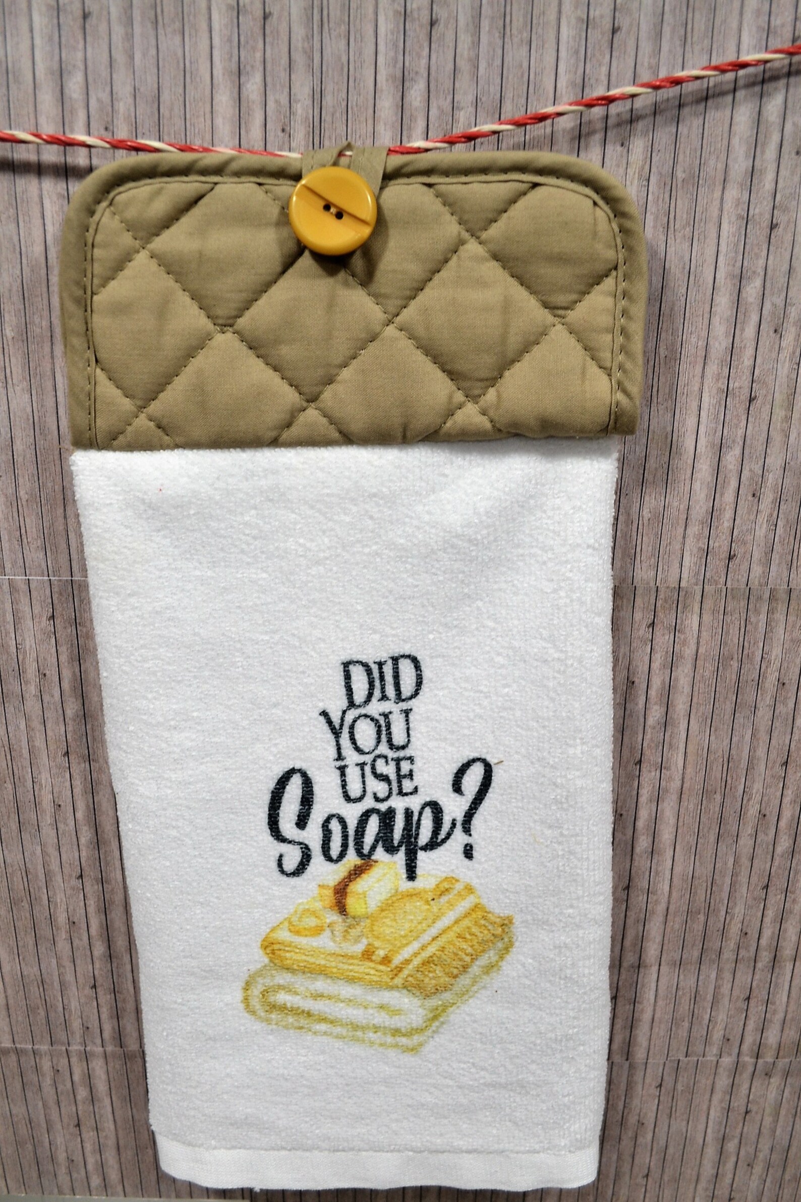 Humorous Hand towel Wash Your Stinkin Ass Hanging Funny Etsy