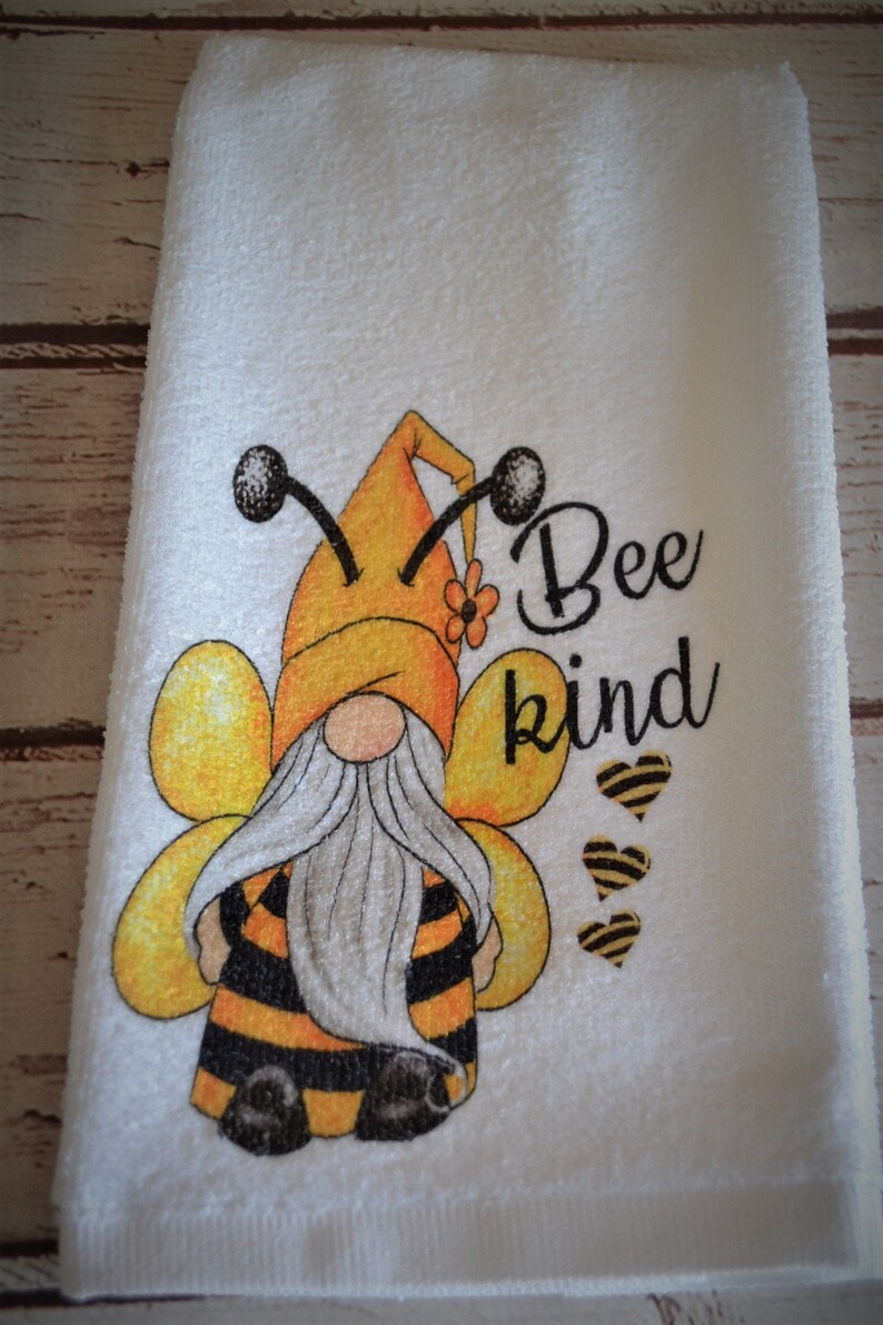 Download Bee Kind Gnome Kitchen Waffle Dish Towels Kitchen Gnome Decor Live Love Eat Gnome Sweet Gnome Bee Gnome Kitchen Bridal Gift Dishcloths Kitchen Towels Tea Towels Seasonalliving Com