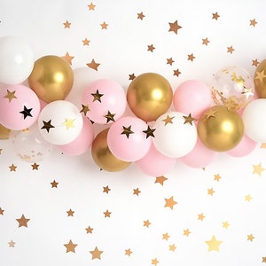 Pink and Gold - Printed Photography Backdrop - Cake Smash Backdrops - Pink and Gold Party Backdrop - Girl Baby Shower Photo Backdrop