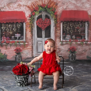 Juliet - Printed Photography Backdrop - Valentine&#39;s Day Background - Valentines Day Backdrop - Valentine Backdrop - Valentine&#39;s Day Backdrop