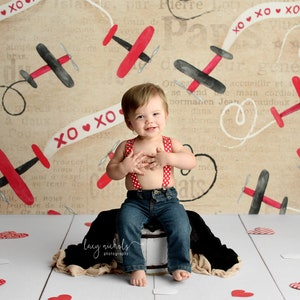 Love Story - Printed Photography Backdrops - Valentine&#39;s Day Background - Valentines Day Backdrop - Valentine&#39;s Day Backdrop - Boy Prop