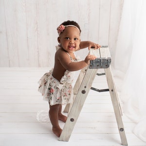 Horizontal Orlando - Floor Photography Backdrop - Light Wood Floor Backdrop - White Wood Backdrop - Hardwood Backdrop in Poly or Mat Floor