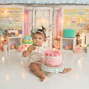 Sweets - Printed Photography Backdrop - Candy Shop Backdrop - Ice Cream ...
