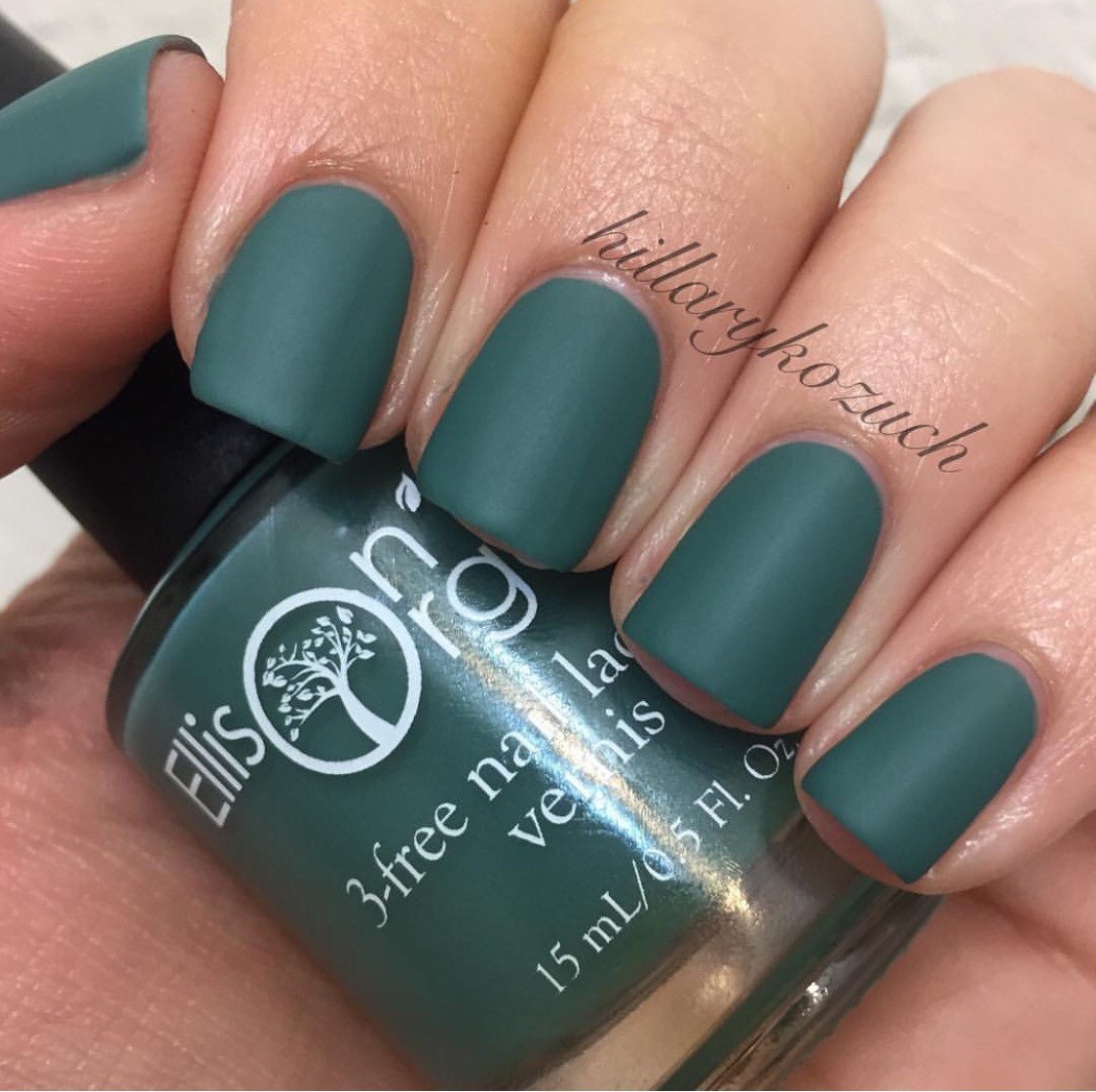 Op grote schaal persoon olifant Teal Matte Nail Polish Vegan Nail Polish Cruelty Free - Etsy