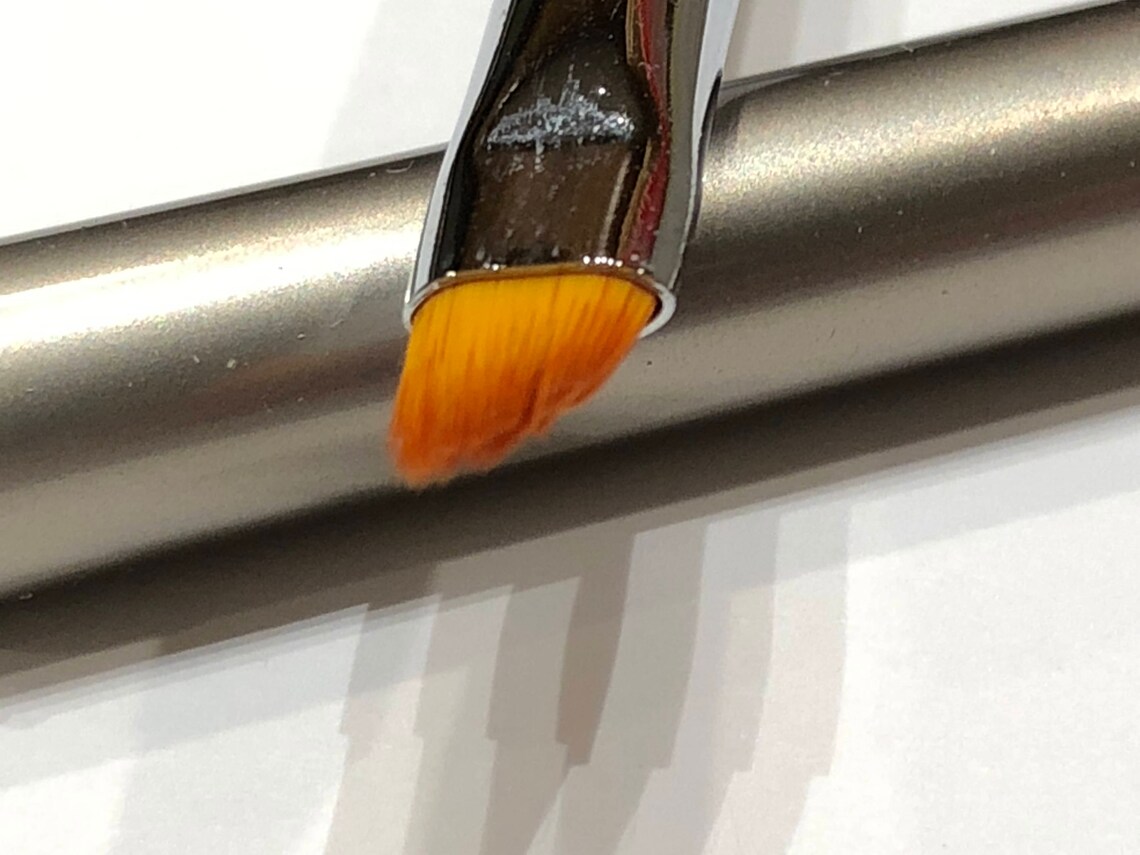 Nail Art Clean Up Brush Angled Nail Clean Up Brush Acetone Etsy.de