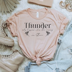 Thunder Only Happens When It's Raining SVG | Fleetwood Mac Lyric Quote Cut File Cricut Silhouette | Humble Kind Gifts | Country Digital