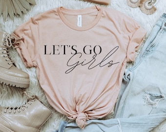 Let's Go Girls SVG | Shania Twain Lyric, Cricut Canva Silhouette | Man I Feel Like a Woman Gifts | country music shirt, let go girl svg