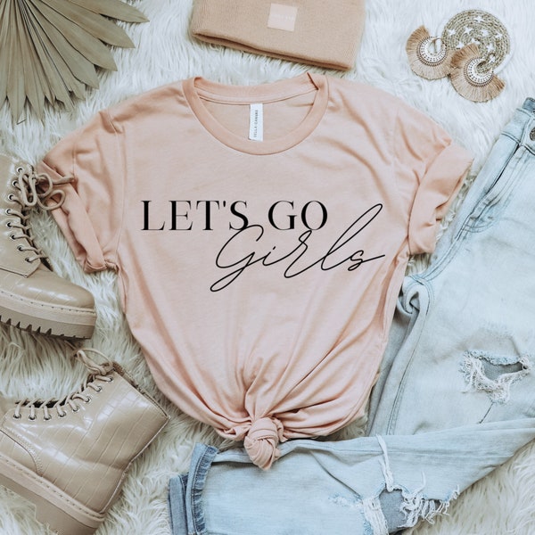 Let's Go Girls SVG | Shania Twain Lyric, Cricut Canva Silhouette | Man I Feel Like a Woman Gifts | country music shirt, let go girl svg