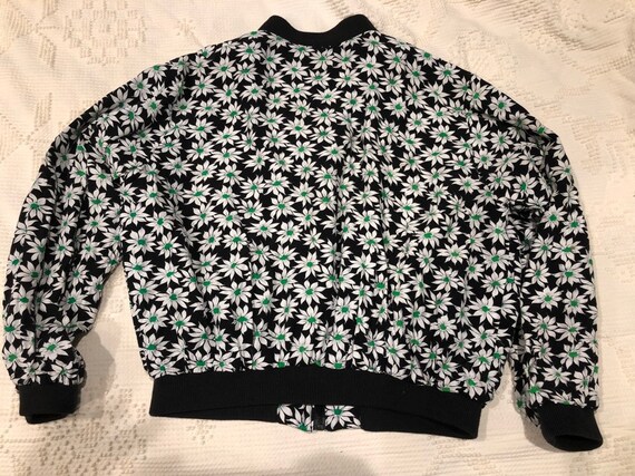 Beautiful Floral Print Track Jacket by Nadine Can… - image 3