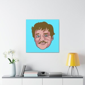 Pedro Pascal Warhol - Canvas Gallery Wraps