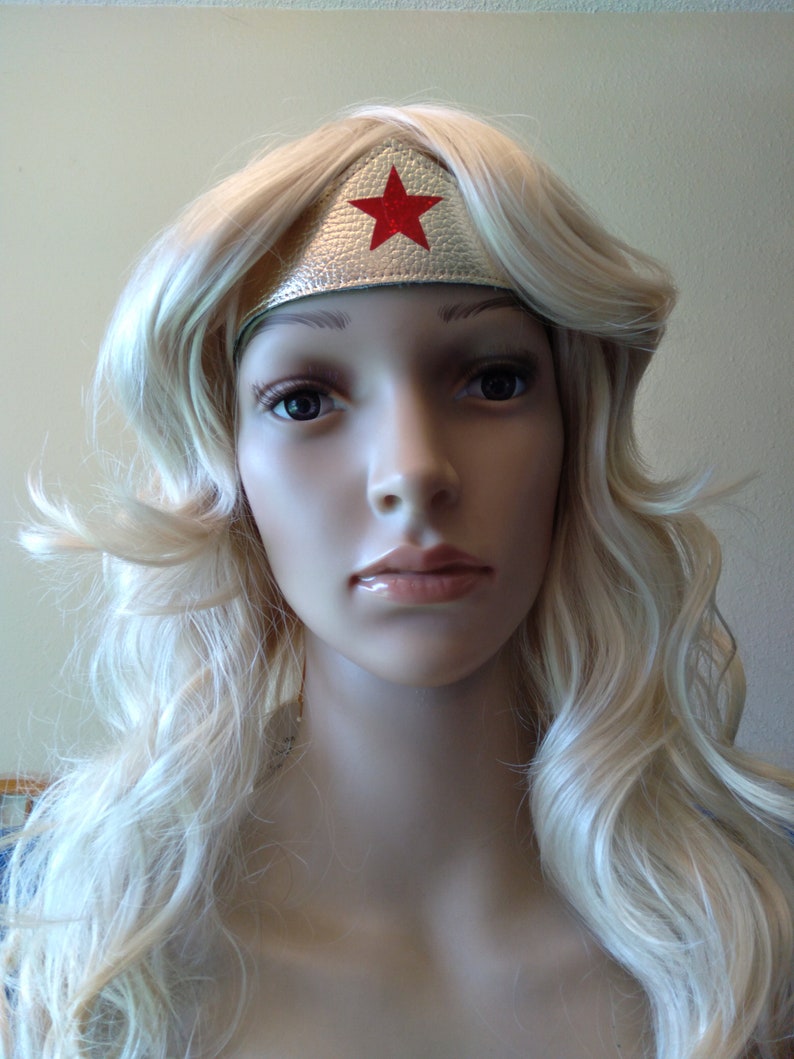 Wonder Woman Costume Accessory Set Tiara Cuffs Lasso Super Etsy