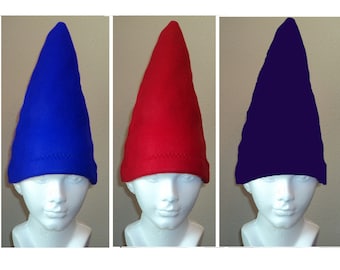 Set Red or Blue Gnome Hat and Belt for 