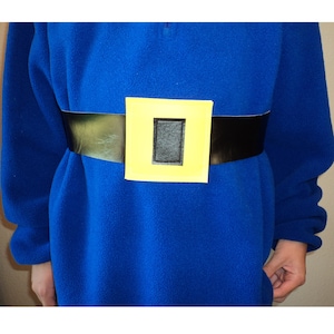 One oversize Gnome or Dwarf Belt for Seven Dwarves Dress up -  Plays Halloween