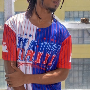 Haiti Flag N'ap Boule Baseball Jersey