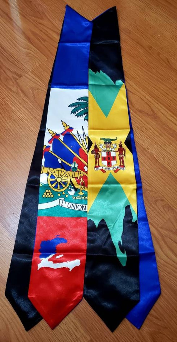Haiti/Jamaica Graduation stoles-Sash