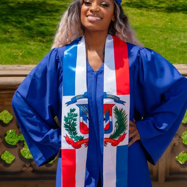 Republic Of Dominican graduation stoles sash