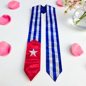 Flag of C.u.b.a graduation stoles