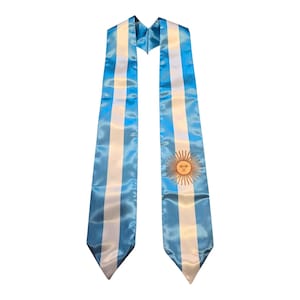 Argentina flag graduation stoles/sash