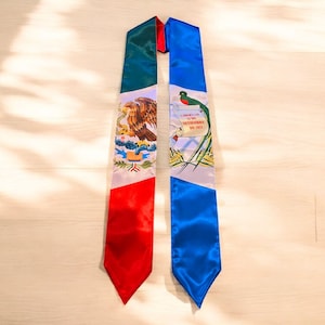 Mix Mexico  and Guatemala Graduation Stole