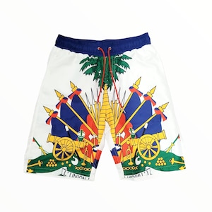 Haiti Unisex Flag Shorts