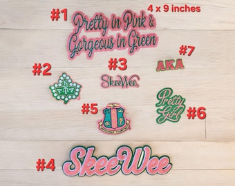 AKA Pretty Girl Chenille with Tail Patch (Iron-On) – Embroidered Iron-On Patches