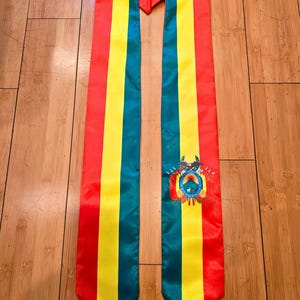 Bolivia Flag Graduation Stole