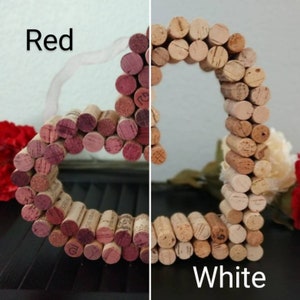 Wine Cork Heart - Outline