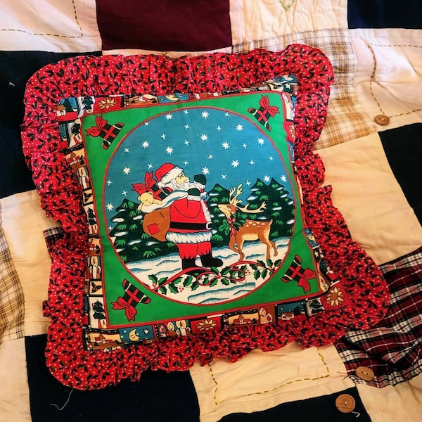 Housse de coussin noël