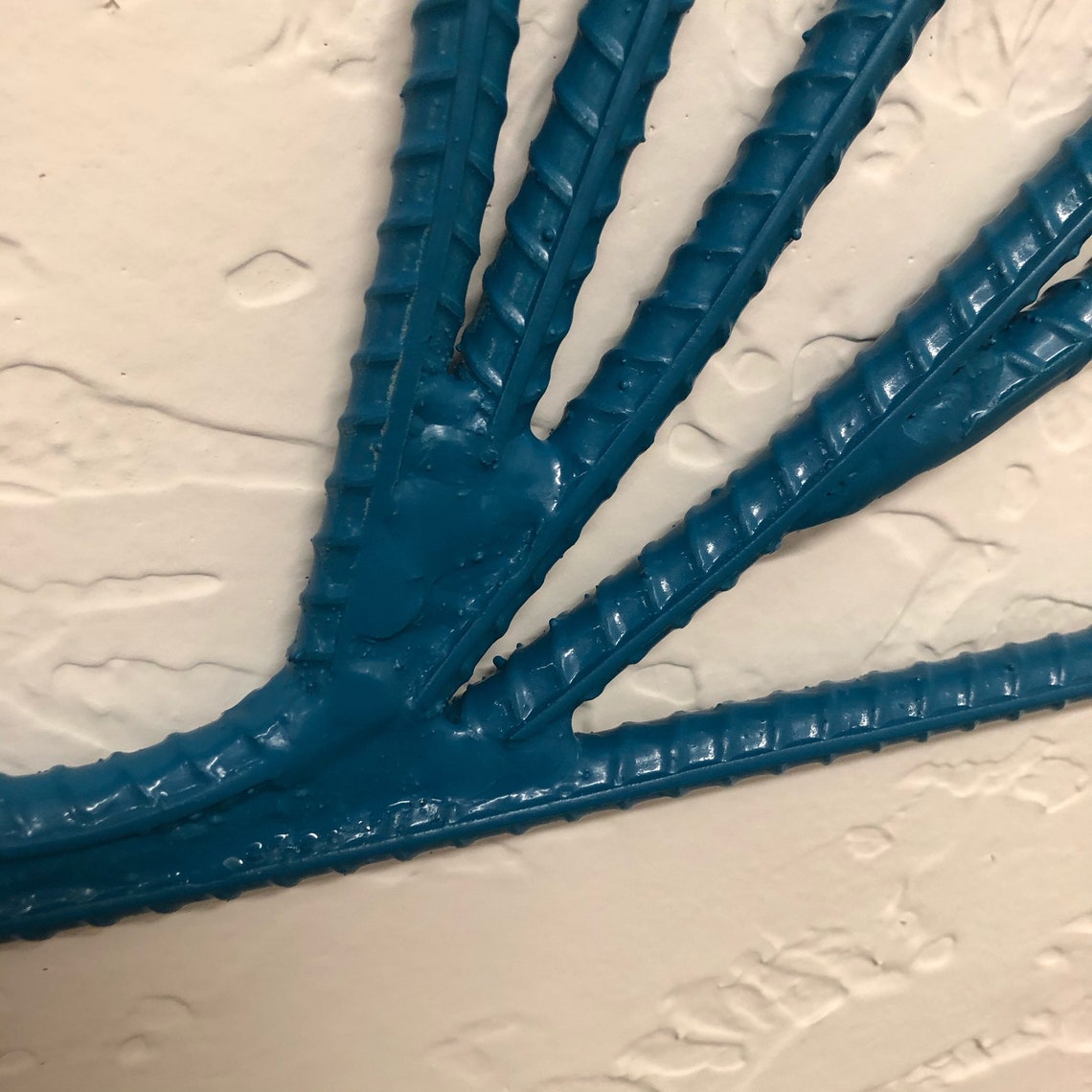 Shell Rebar Wall Art Metal Wall Art Handformed Rebar Art Etsy