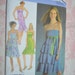 Simplicity 4626 Misses Dress with FLounce Variations Sewing Pattern - UNCUT - Sizes 4 6 8 10