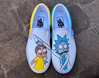 rick and morty vans shoes