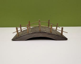 Fairy Garden Miniature Wood Bridge