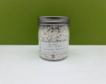 Fairy Garden White Gravel Terrarium Filler - 8oz by Volume