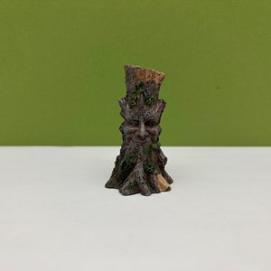 Fairy Garden Miniature Tree Stump with Face