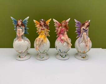 Fairy Garden Miniature Resin Fairies on Ball