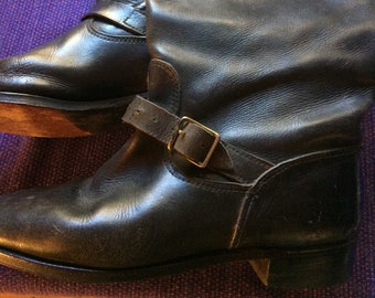 Small Black Leather Boots