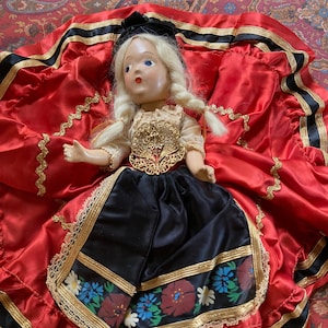 Vintage Doll in Ethnic Costume