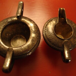 Vintage Silver Plate Sugar and Creamer